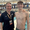  With determination and speed, Eli Dobbs made waves at the New York State Swimming Championships thi